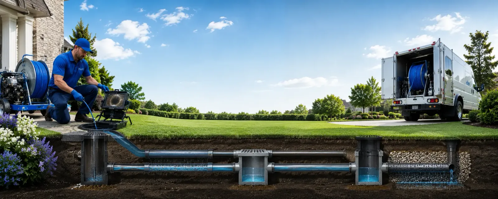 Outdoor drain cleaning information for Scammon, KS